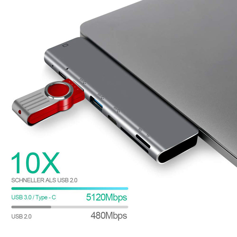 Zilkee™ MacBook 7 in 1 USB-C Hub