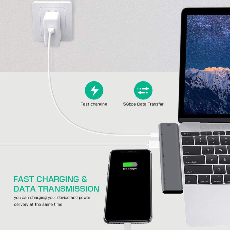 Zilkee™ MacBook 7 in 1 USB-C Hub